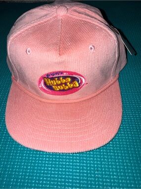 Bubblegum Pink Corduroy Cap with Logo NWT